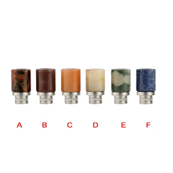 

China original Sailing 510 drip tips senior Burma jade Assorted colours stainless core for 510 atomizer