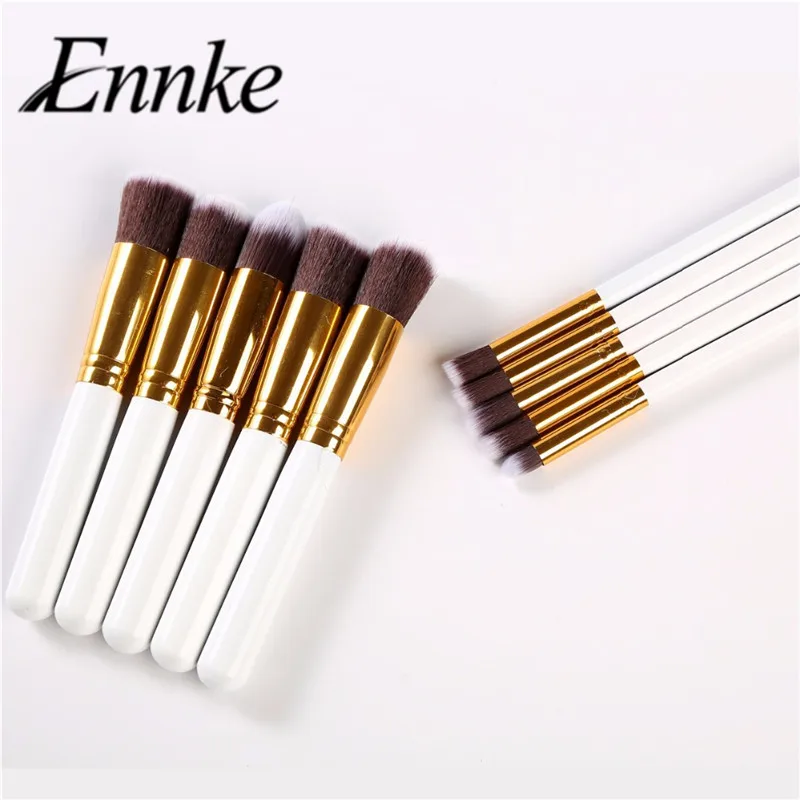 10 шт. серебристые/золотистые кисти для макияжа|kwasten set|makeup brushes beautymakeup |