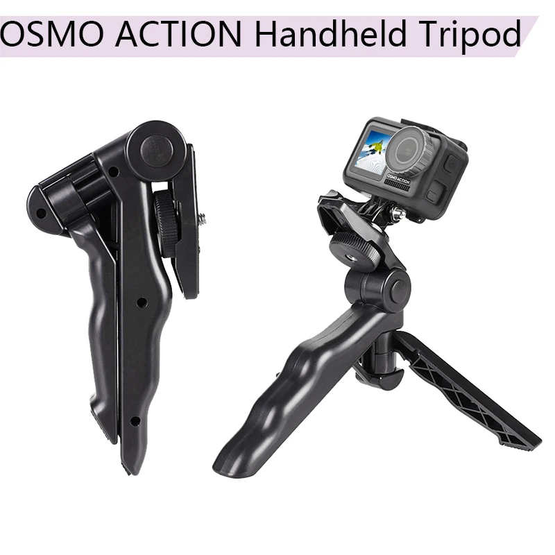 

Plastic 1/4 Screw Handheld Tripod Adapters Portable Stand Mount for DJI Osmo Action Sports Camera Accessories