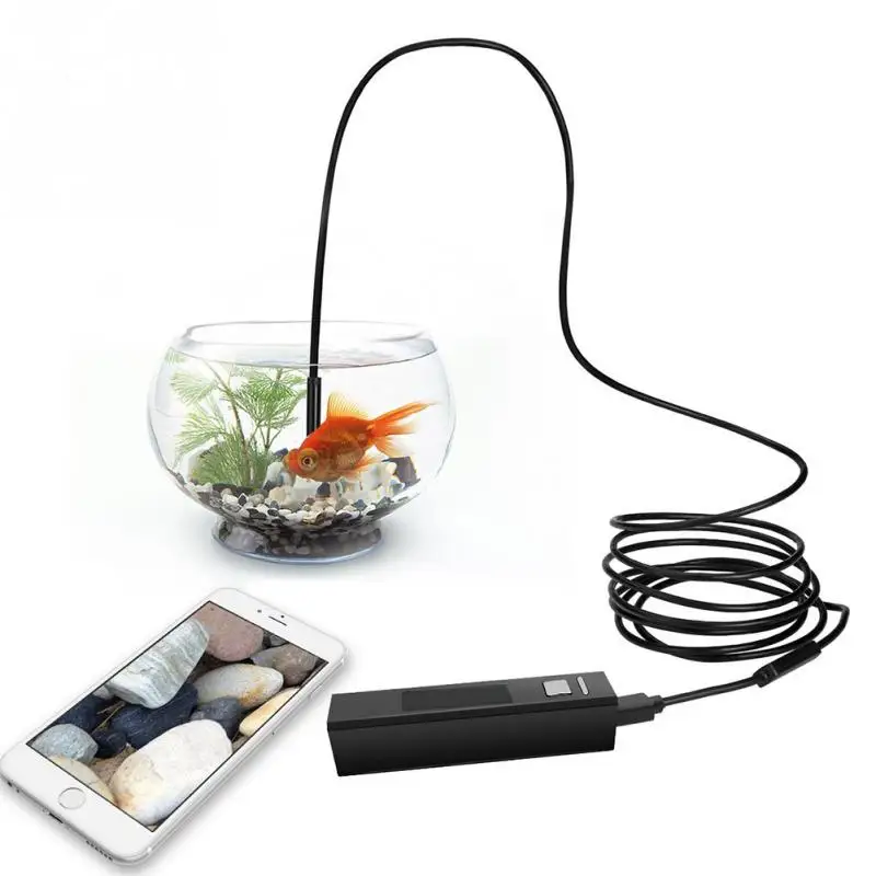 Flexible Hook Design Magnet Side View Mirror Set 8mm Depstech Wireless Endoscope Camera Waterproof Soft Cable Inspection #1016