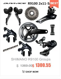 SHIMANO R9100 указано DURA-ACE R9100 9000 переключатели дорожный В переменного тока, 50-; большие размеры 34-52-36 53-39T 165 170 172,5 175 мм 11-25 11-28 11-30T