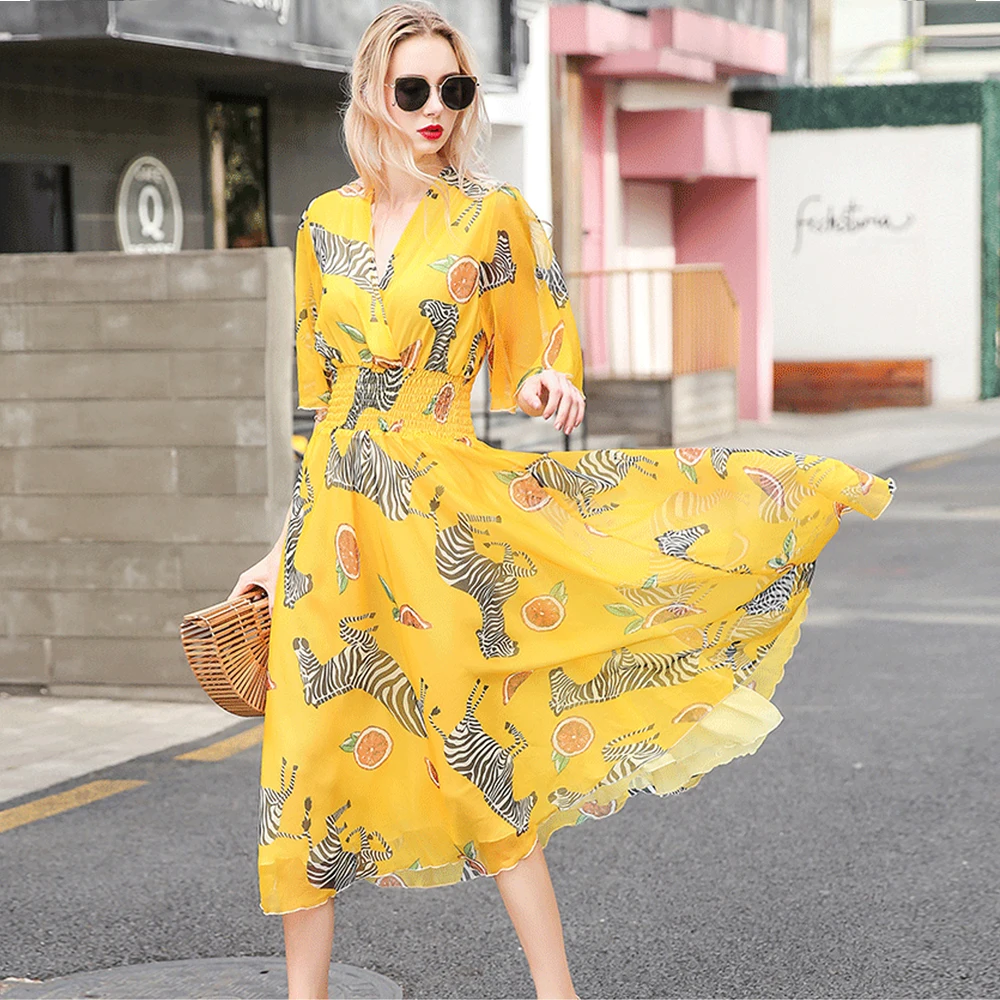 flowy dresses for beach wedding guest