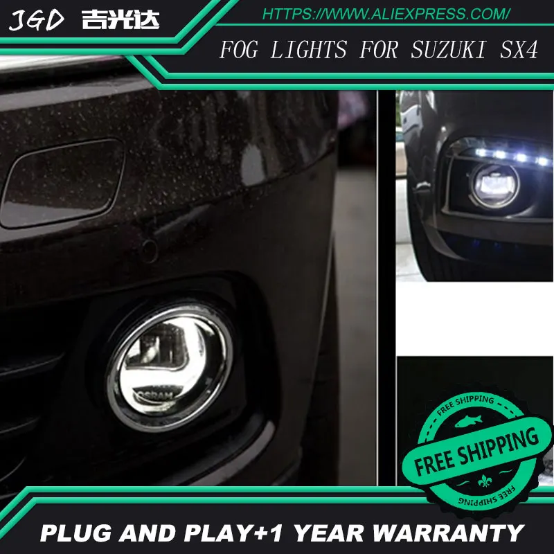For Suzuki SX4 LR2 Car styling front bumper LED fog Lights high brightness fog lamps 1set For Suzuki SX4 LR2 Car styling front bumper LED fog Lights high brightness fog lamps 1set