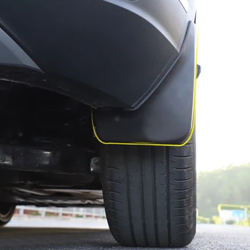 

car styling Exterior Accessories Mud Splash Flaps Guards Mudguard Fender 4pcs For VW Volkswagen T-Roc 2017-2018
