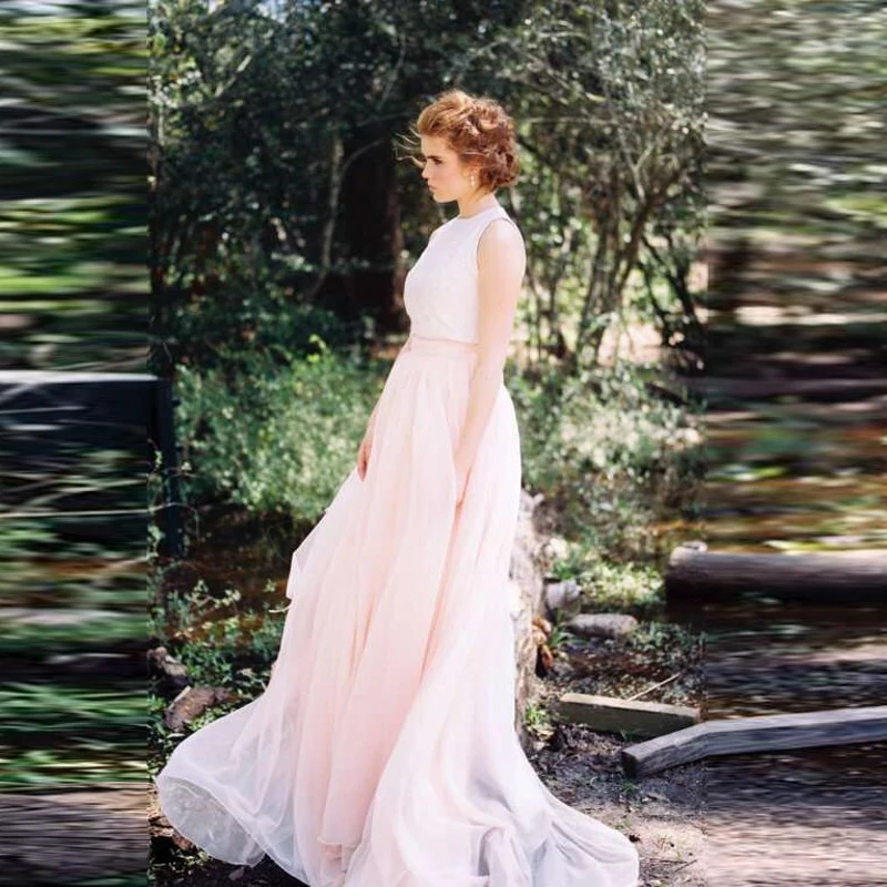 Romantic Dreamlike Wedding Bridal Skirt Custom Made A Line