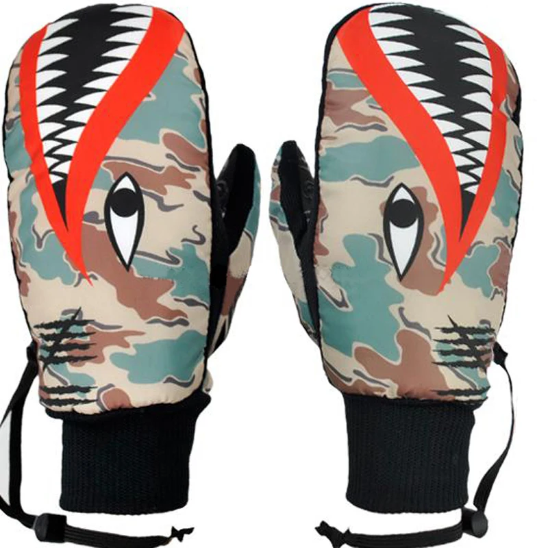 

Men/Women/Kids Ski Gloves Mitten Winter Waterproof Snowboard Gloves Light Warm Fleece Snowmobile Motorcycle Riding Snow Gloves