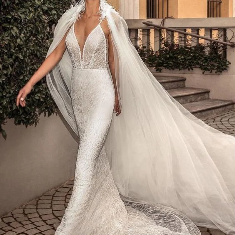 Роскошное свадебное болеро с перьями, шаль, накидка для свадеб, накидка ...