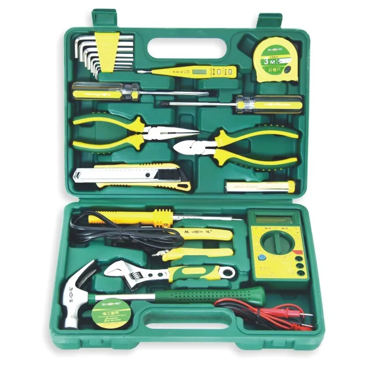 23 pieces of multifunctional electrical hardware toolbox/Household kit