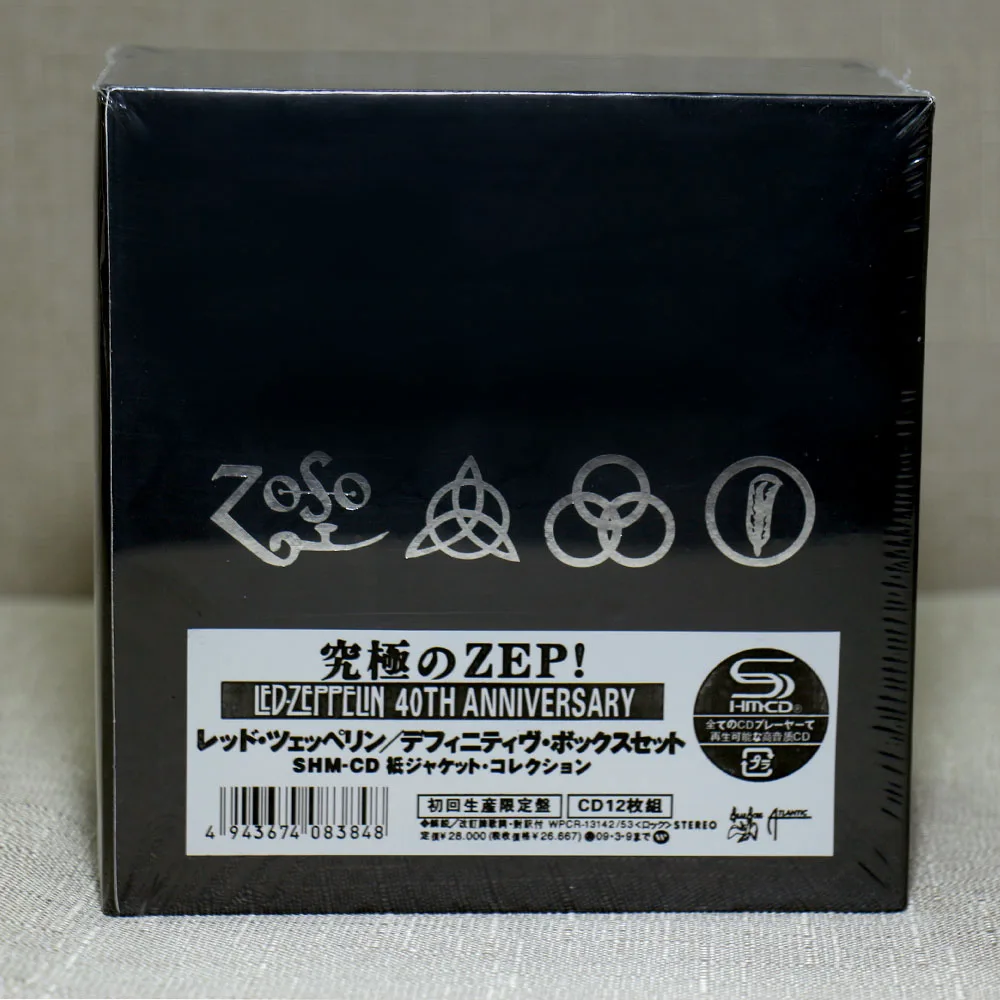 

LED ZEPPELIN BOX SET 40TH YEARS ANNIVERSARY 12 CD Japan Edition Chinese Factory New Sealed Version Free shipping