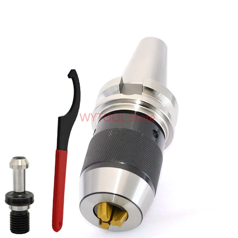 

1set of BT40 APU13rang1-13mm/BT40 APU16 1-16mm Integrated keyless self tight Drill chuck for CNC milling lathe BT40 APU08 1-08mm