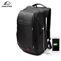 kingsons Men USB Charge Computer Bag Anti-theft Notebook Backpack 13 15 17 inch Waterproof Laptop Backpack Women School Bag