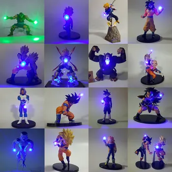 

Dragon Ball Z Goku Vegeta Piccolo Trunks Freeza Figure LED Night Light Kamehameha Anime Dragon Ball Z DIY Decorative Led Light