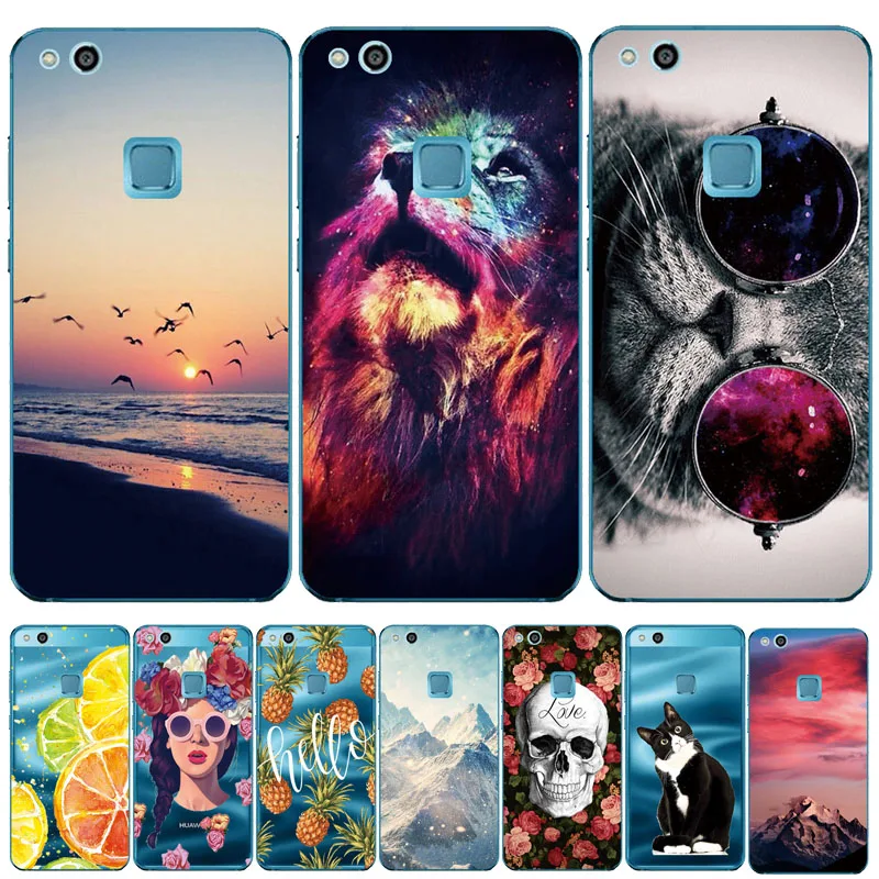 

THREE-DIAO For TPU Huawei P10 Lite Case High Quality Cartoon Soft Silicone TPU Back Cover Case For Huawei P10 Lite Phone Case