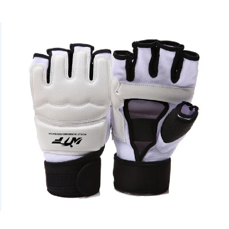 

High quality Taekwondo gloves hand protectors frighting pads karate MMA boxing muay thai black white Taekwondo hands guards gear