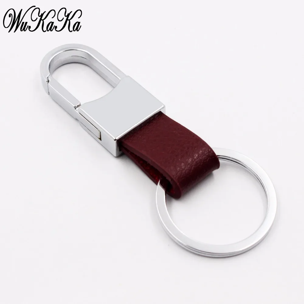 

New Fashion Stainless Steel Key Chain Rope String Key Chain Leather Key Flexible Car Keychain For Men Birthday Gifts Keychains
