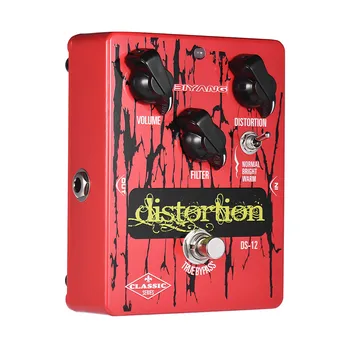 

BIYANG DS-12 Guitar Effect Pedal Classic Series Distortion 3 Modes True Bypass Full Metal Shell Support signal transfer