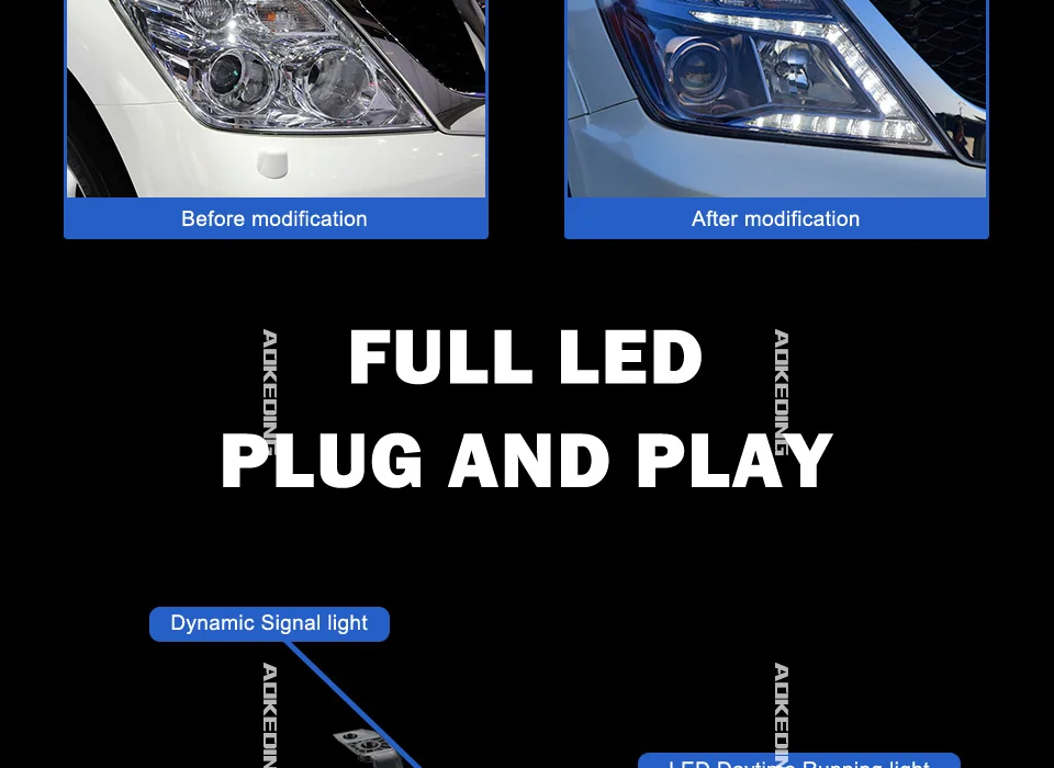 AKD автомобильный Стайлинг Головной фонарь для Nissan Patrol фары 2012- Tourle Y62 светодиодный фонарь DRL динамический сигнал Hid биксеноновый луч