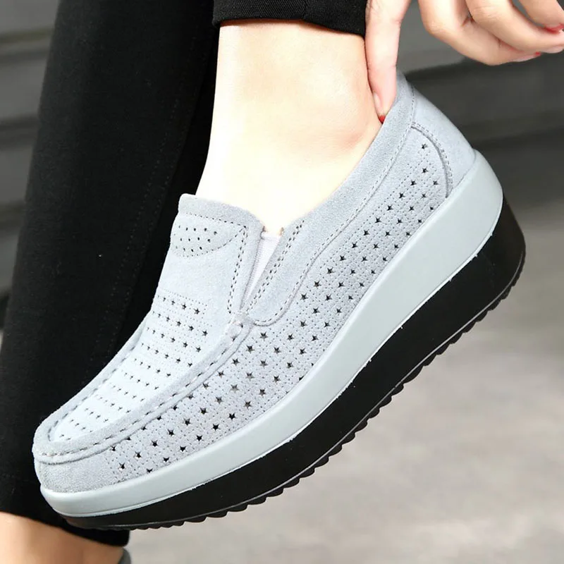 

Top Quality Flat Shoes Women Solid Color Flats Handmade Slip On Breathable Loafers Retro Shoes Zapatos Mujer