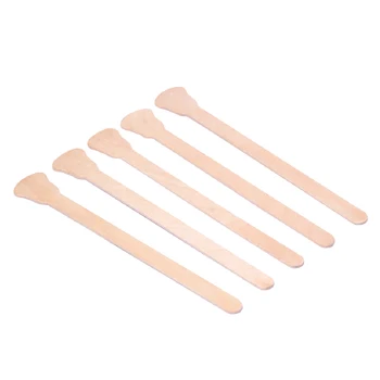 

10pcs Wooden Waxing Wax Spatula Tongue Disposable Bamboo Sticks Hair Removal Cream Stick For Waxing Body Hair Care