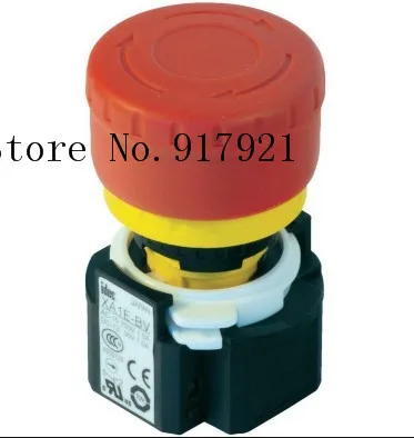 

[ZOB] 16mm diameter XA1E-BV302 emergency stop switch XA1E-BV301 idec and spring emergency stop switch --5PCS/LOT