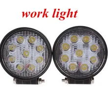 Высокое качество, 4 дюйма, 27 Вт, светодиодный светильник, круглый прожектор, внедорожный противотуманный фонарь, Трактор Поезд Автобус, лодка 4x4ATV