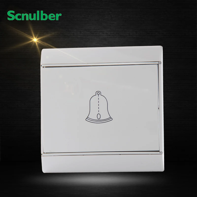 

home office hote gate white 220v one gang doorbell door bell wall switch