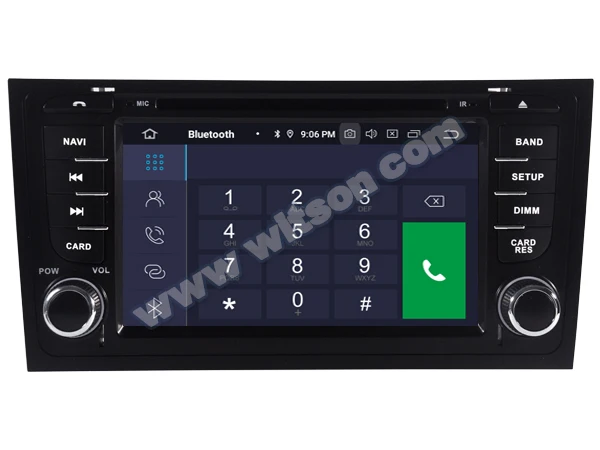 Top 7" Octa-Core Android 9.0 Pie OS Car DVD Multimedia Navigation GPS Radio for Audi A6 1997-2004 S6 1997-2004 RS6 1997-2004 1