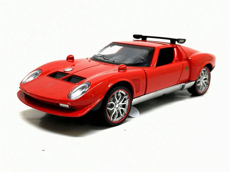 1/32 Miura 1965 Diecasts игрушечный Транспорт сплав автомобиль горячий стиль модели автомобилей игрушки для детей подарок