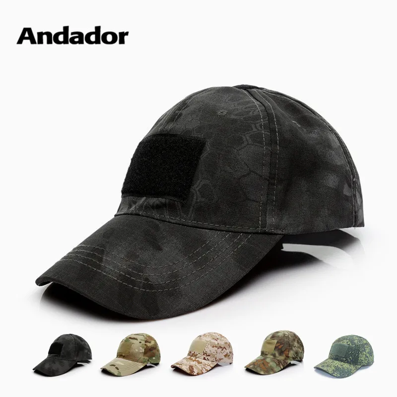 

Men's Baseball Cap Camouflage Andador Sports Velcro Army Snapback Outdoor Tactical Cap Visor Cap Fishing Hiking Climbing Caps
