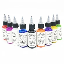 9 шт./компл. чернила для татуажа 30 мл/бутылка с пигментом для боди-арта оборудование для тату тела татуировка-Картина Пигмент для перманентного макияжа
