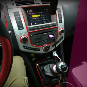 Горячая 5 м автомобильный Стайлинг наклейка внутренняя отделка полосы для автомобиля для Dodge ram Зарядное устройство Путешествие challenger Калибр аксессуары