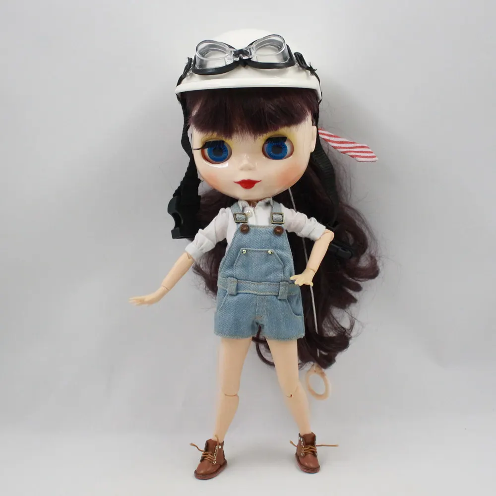 Blyth ICY Licca 1/6 кукла аксессуары шлем очки подходит DIY