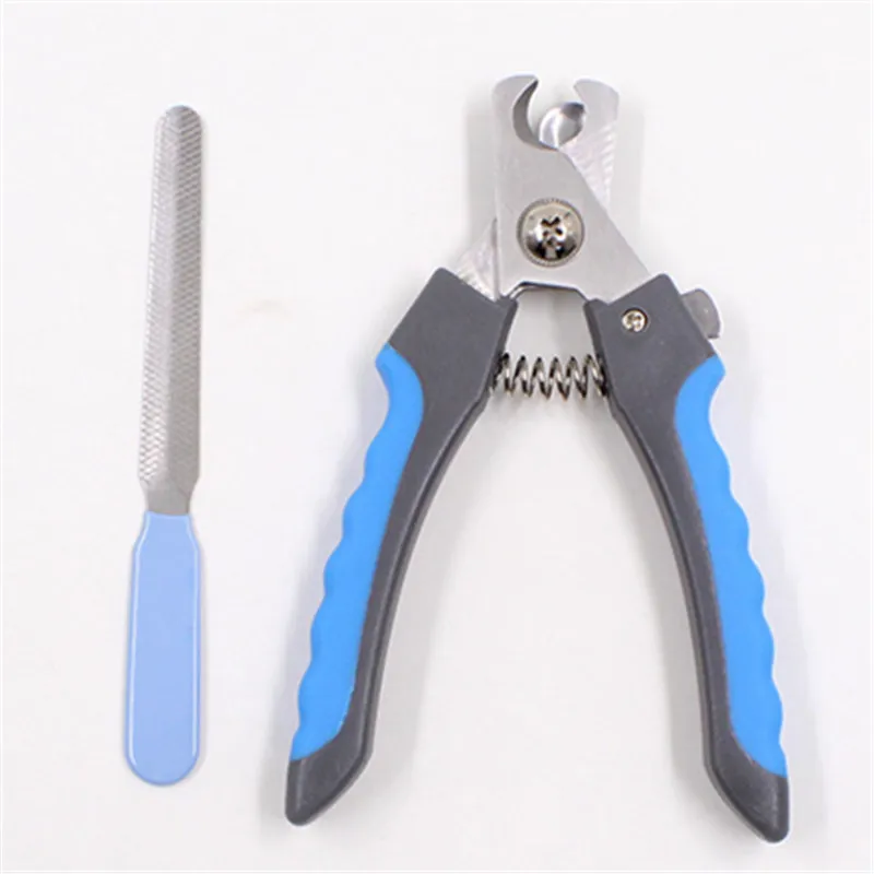 

Pet Nail Safety Cutter Tool Claws Scissor Cut Product Stainless Steel Pet Dog Cat Nail Toe File Trimmer Clipper with 3 Colors