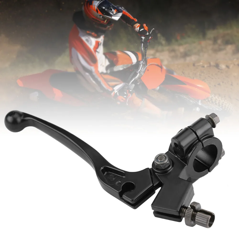 22 мм 7/8in руль складывающаяся муфта рычаг с окуня для 50CC-125CC Dirt Pit Bike изготовлен из анодированного алюминия черного цвета