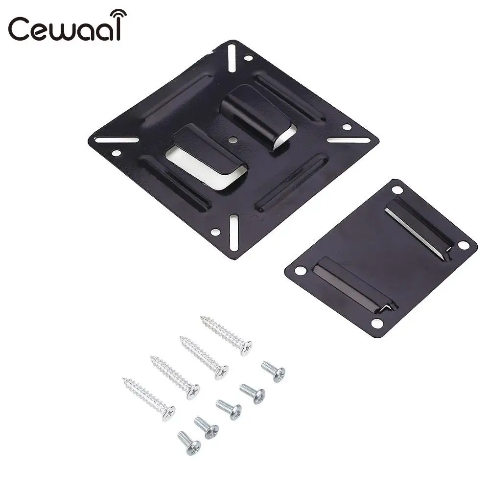 LCD LED البلازما شقة شاشة التلفزيون جدار جبل قوس حامل تعديل 14-24'' LCD LED البلازما شقة شاشة التلفزيون جدار جبل قوس حامل تعديل 14-24''