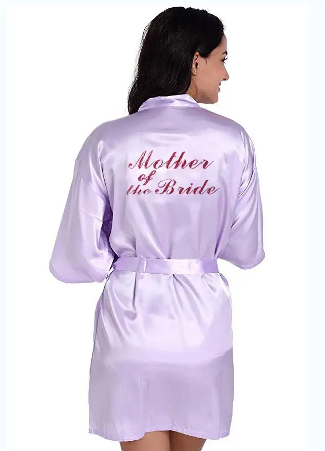 2018 Горячие Для женщин атласные шелковые халаты свадебное платье невесты халат подружки невесты халат HP002 AU