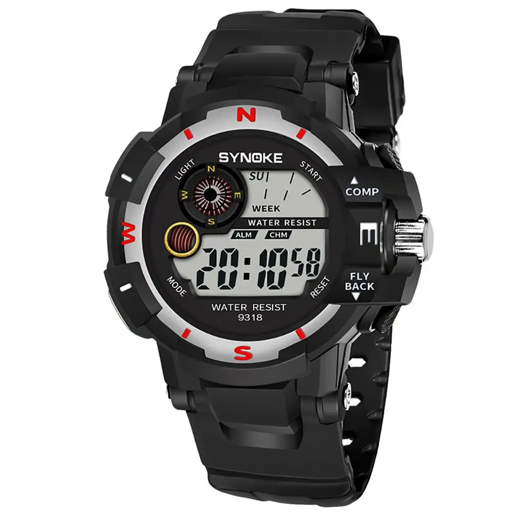 New Men Fashion Sporty Luminous Stopwatch Alarm Digital Climbing Wrist