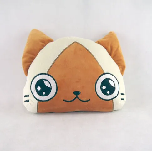Monster Hunter AIROU кошка плюшевая подушка 100% ручная работа игрушка для костюмированной