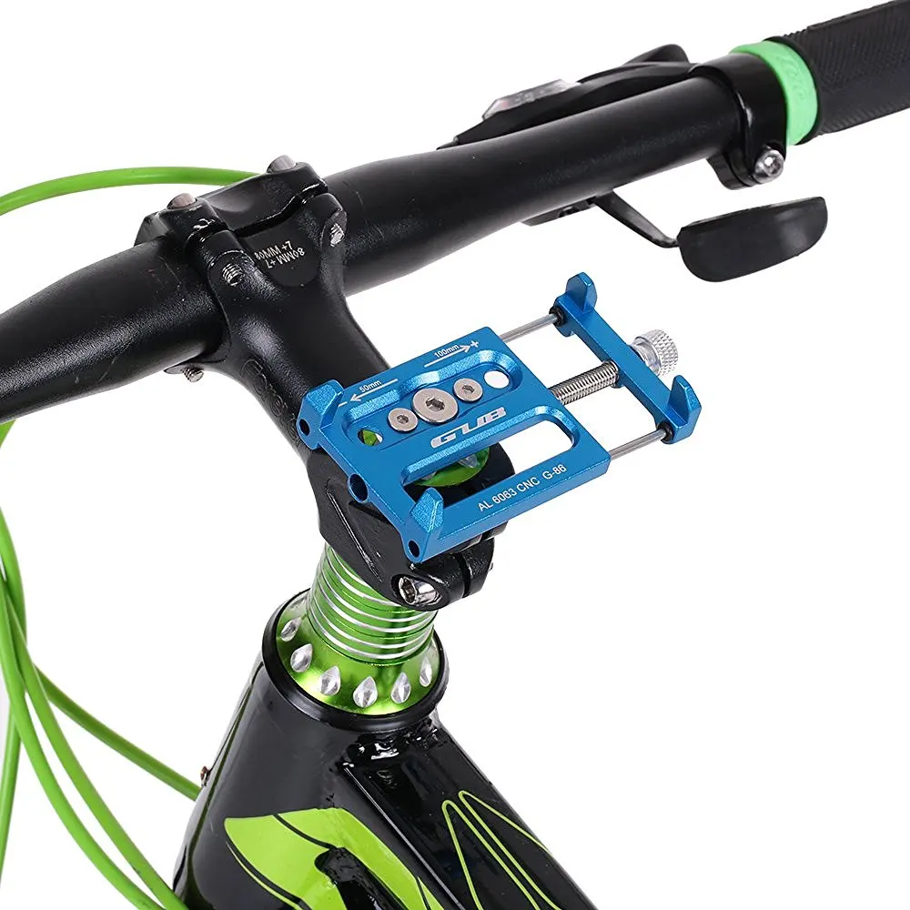 GUB Universal motorcycle MTB Bike phone holder on the handlebar Aluminum Alloy bicycle phone support gps bike accessories