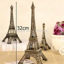 30psc/lot бытовой изделия из металла бронзовый Париж Эйфелева башня Статуэтка Статуя Винтаж Сплав Модель Декор