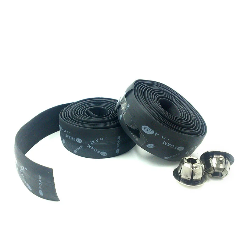 buy Good quality Wrap +Black Blue Bar Plug Handle Belt Bike Bicycle Cycling Cork Handlebar Tape