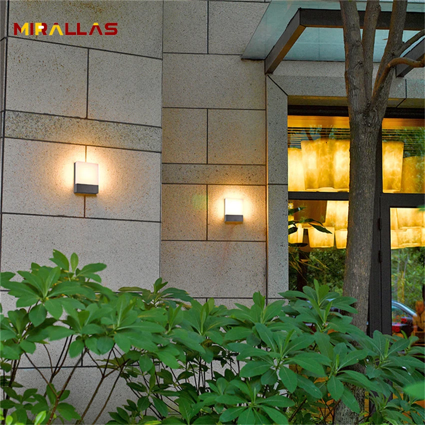 

18w LED Wall Light Outdoor Waterproof IP65 Porch Garden Wall Lamp Home Sconce Indoor Decoration Lighting Lamp Aluminum ML-15