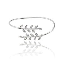 Fashion Leaf Bracelet Women Simple Gold Silver Leaf Adjustable Opening Bracelet Bracelet Plant Jewelry Free Shipping Fashion Leaf Bracelet Women Simple Gold Silver Leaf Adjustable Opening Bracelet Bracelet Plant Jewelry Free Shipping