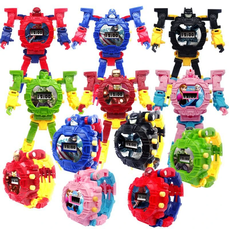 Marvel Avengers 3 Electric Kids Boy Watch Hulk Ironman spiderman Starwars Figure Model Toys Action Figures For Children Gifts (10)