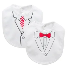 2 шт./лот, детские нагрудники, бандана, хлопок, высокое качество, Babadores Para Bebe, слюнявчик для младенцев, полотенце для мальчиков и девочек KF535