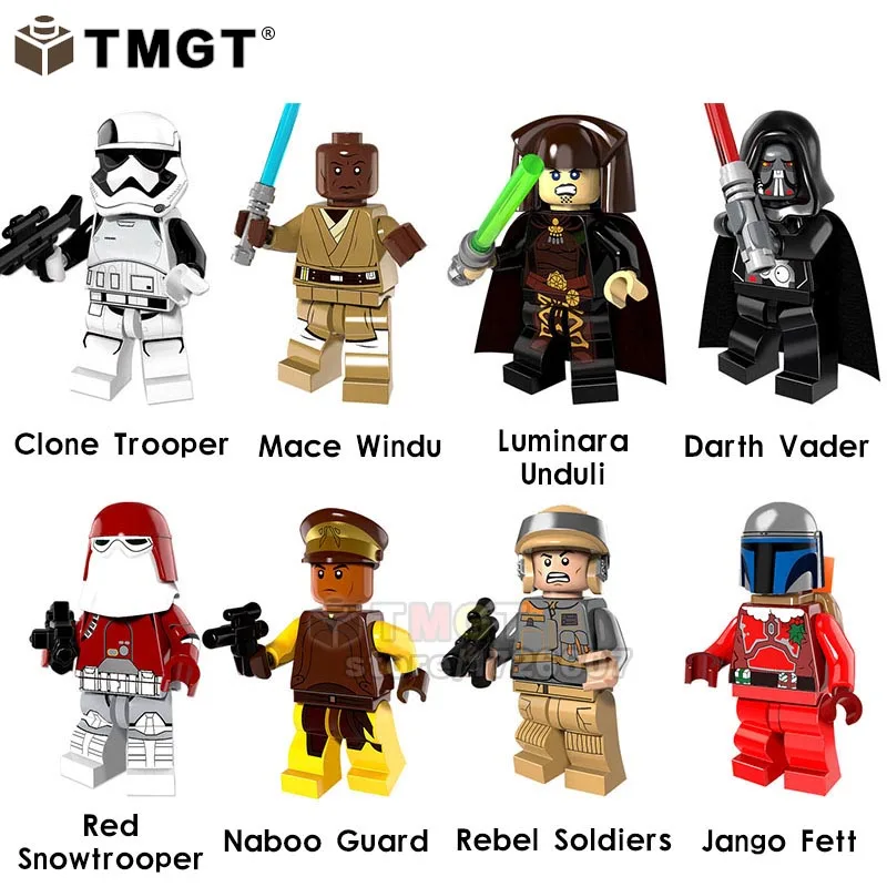 

Single Sale Building Blocks Darth Vader Rebel Soldiers Character Bricks Toys For Children