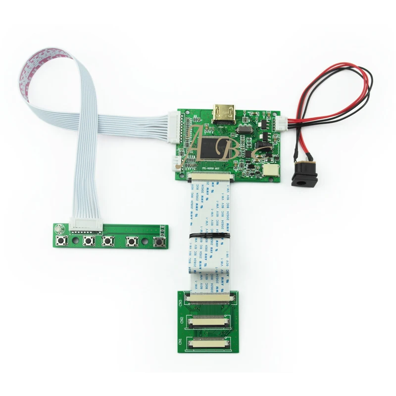 

10 Pcs HDMI To 50P 40P TTL Parallel Controller Board Monitor Kit for Raspberry PI 3 4.3" - 10.1" IPS TFT LCD Display Panel