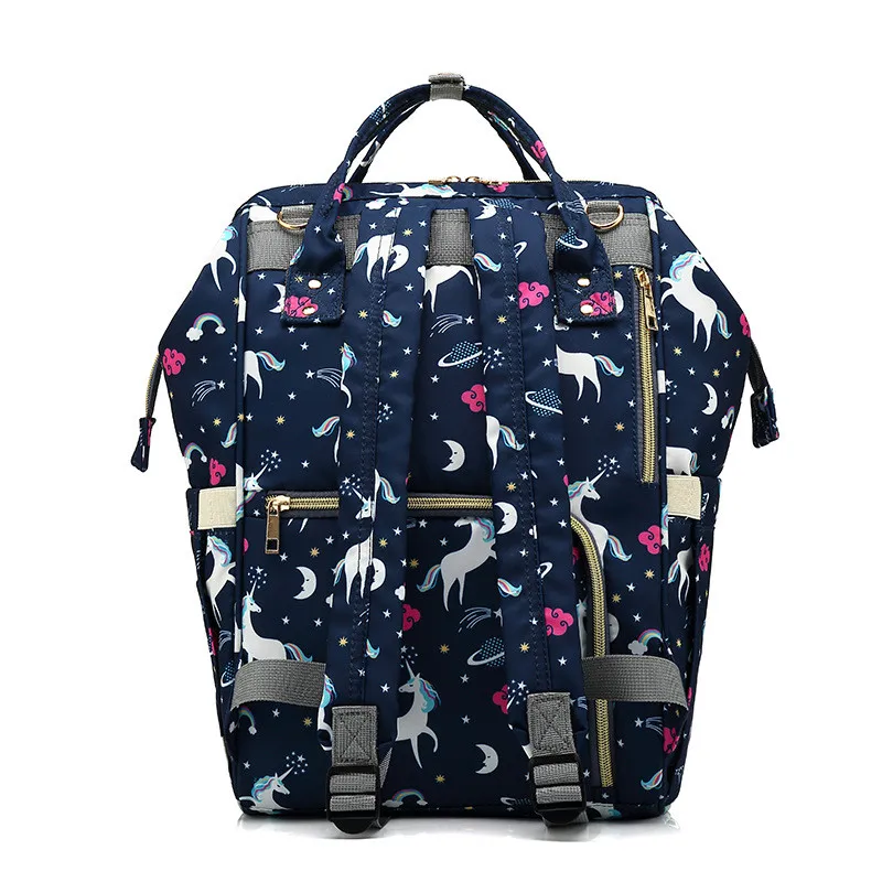 Unicorn Mummy bag multi-function large capacity waterproof backpack Backpack multi-function out of mother-to-child bag11