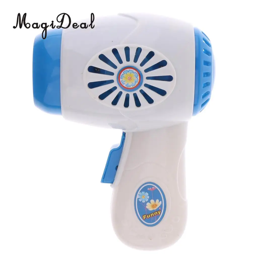 Lovely Mini Hair Dryer Model Home Appliances Household Electrical Children Kids Baby Role Playing Toys Birthday Christmas Gift
