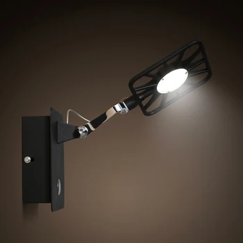 

industrial-style wall lamp